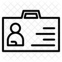 Tarjeta De Identificacion Icono