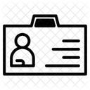 Tarjeta De Identificacion Icono