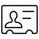 Tarjeta De Identificacion Icono