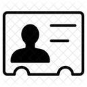 Tarjeta De Identificacion Icono
