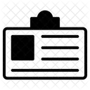 Tarjeta De Identificacion Icono