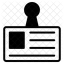 Tarjeta De Identificacion Icono