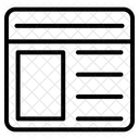 Tarjeta De Identificacion Icono