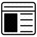 Tarjeta De Identificacion Icono