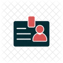 Tarjeta de identificación  Icono