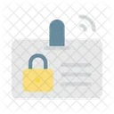 Tarjeta De Identificacion Bloqueo Inalambrico Icono
