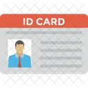 Empleado Tarjeta Identidad Icon