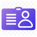 Tarjeta de identificación  Icono