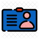 Tarjeta de identificación  Icono