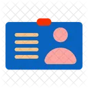 Tarjeta de identificación  Icono