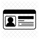 Tarjeta De Identificacion Icono