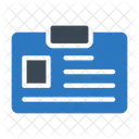 ID Insignia Visitando Icono