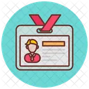 Tarjeta de identificación  Icono