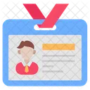 Tarjeta de identificación  Icono