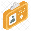 Tarjeta de identificación  Icono
