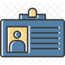 Tarjeta de identificación  Icono