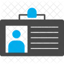Tarjeta de identificación  Icono