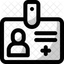 Tarjeta de identificación  Icono