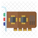 Tarjeta Pci Tarjeta Pci Universal Hardware Icono