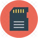 Memoria Tarjeta Flash Icono