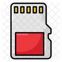 Memoria Flash Chip De Memoria Tarjeta De Memoria Icono