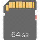 Flash Memoria Tarjeta Icono
