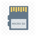 Tarjeta De Memoria Hardware Chip Icono