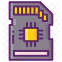 Tarjeta De Memoria Chip De Memoria Micro Sd Icono