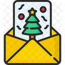 Tarjeta de Navidad  Icono