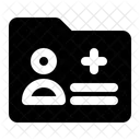 Tarjeta de paciente  Icono
