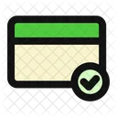 Finanzas Tarjeta De Cajero Automatico Validacion Icono