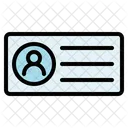 Tarjeta De Visita Tarjeta De Identificacion Tarjeta De Identidad Icono