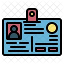 Tarjeta de visita  Icono