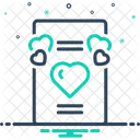 Tarjeta De San Valentin San Valentin Tarjeta Icono