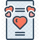 Tarjeta De San Valentin San Valentin Tarjeta Icono