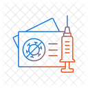 Tarjeta de vacunacion  Icono