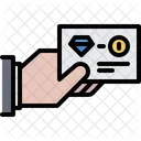 Tarjeta De Visita Mano Antiguedades Icon