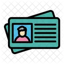 Tarjeta De Visita Identidad Identificacion Icono
