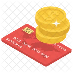 Tarjeta de débito  Icono