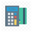 Deslizar Tarjeta Calculadora Icon