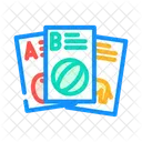 Tarjeta Didactica Educacion Plataforma Icono