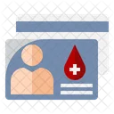 Tarjeta De Donante De Sangre Tarjeta De Identificacion Membresia Icono