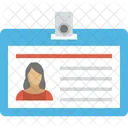 Empleado Tarjeta Identidad Icon