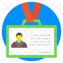 Empleado Tarjeta Identidad Icon