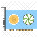 Tarjeta grafica minera  Icono