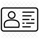 Tarjeta Insignia Identificacion Icono