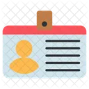 Tarjeta De Identificacion Tarjeta De Identificacion Tarjeta De Identidad Icono