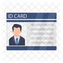 Tarjeta de identificación  Icono