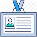 Tarjeta De Identificacion Identidad Tarjeta De Empleado Icono