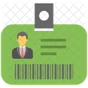 Identificacion Tarjeta Negocios Icono